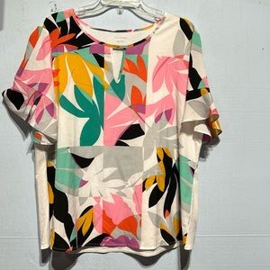 Van Heusen XL Ladies Short Sleeve Blouse